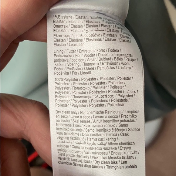 Noisy May Muted Turquoise Pea Coat - Picture 5 of 5